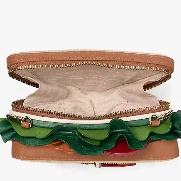 Kate Spade Glamwich Sandwich Embellished Micro Crossbody Bag Foodie NWT - Picture 4 of 10